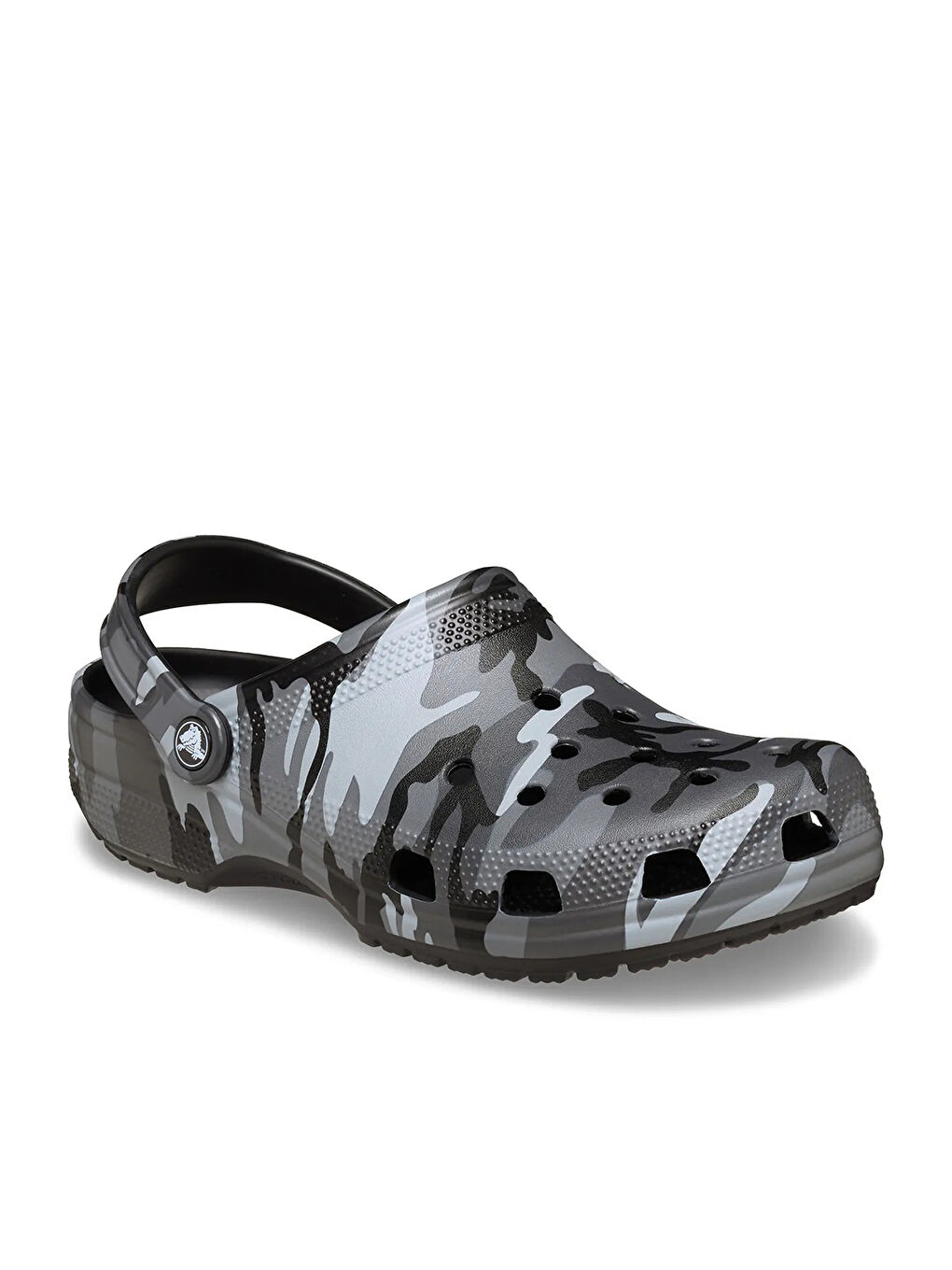 Classic Camouflage Clog Erkek Siyah Terlik-1