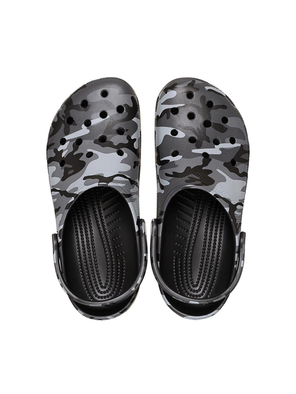 Classic Camouflage Clog Erkek Siyah Terlik-3