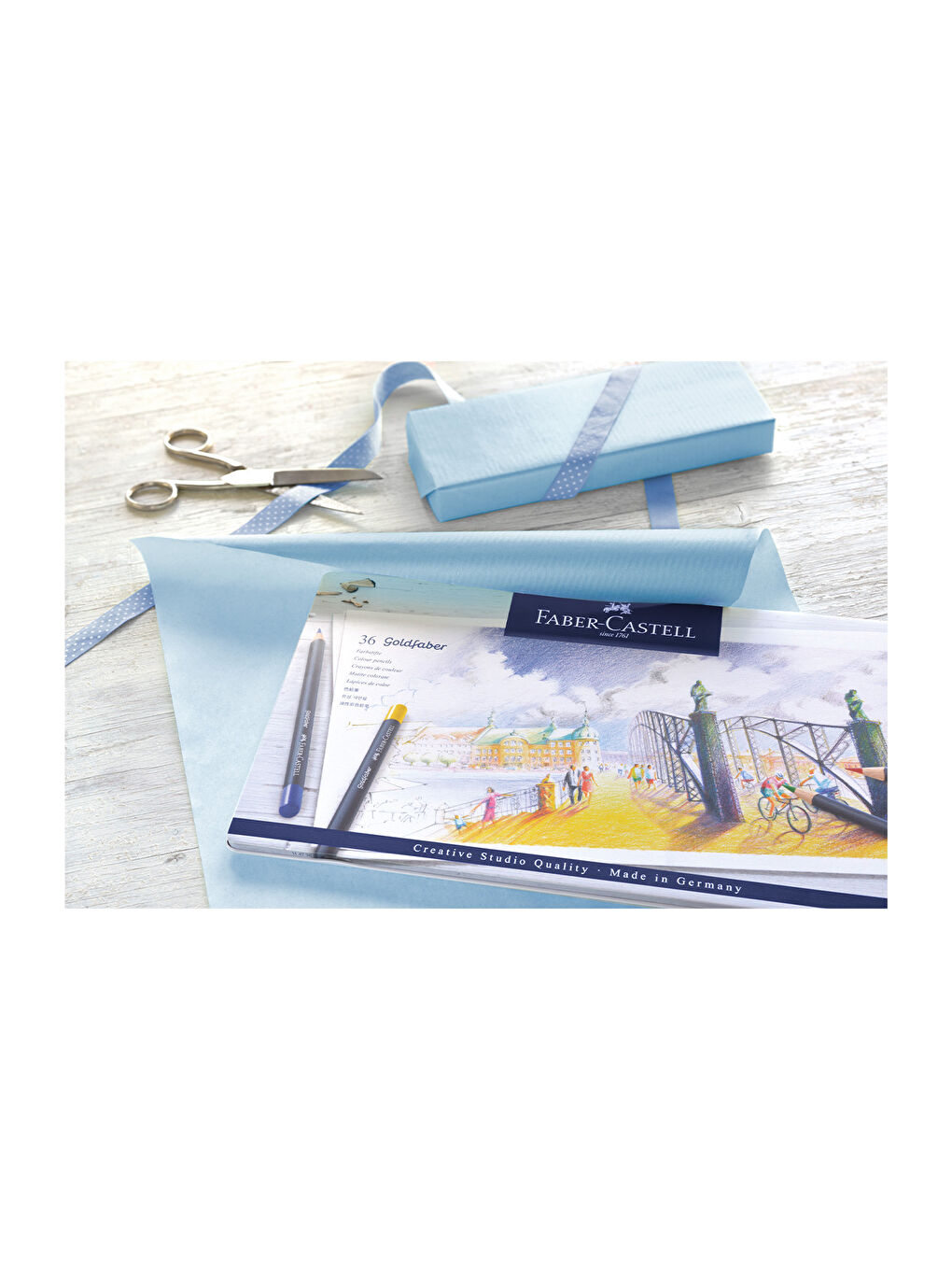 Goldfaber Sulu Boya Kalemi, 36 Renk, Solmaya Dayanıklı Pigment, Yumuşak ve Canlı Renkler-4