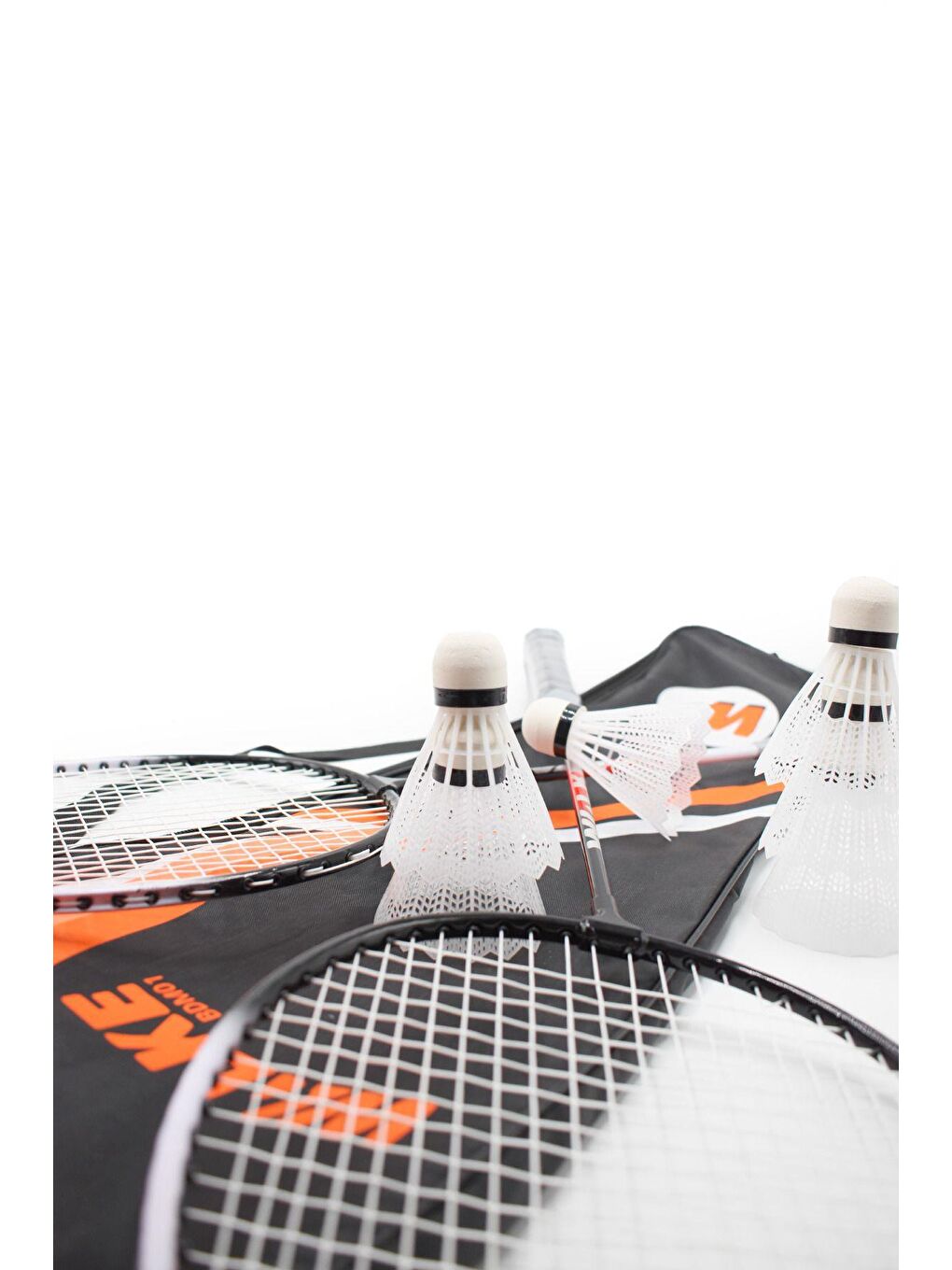 Siyah Badminton Raket Seti Çantalı 6 Adet Top Hediyeli-4