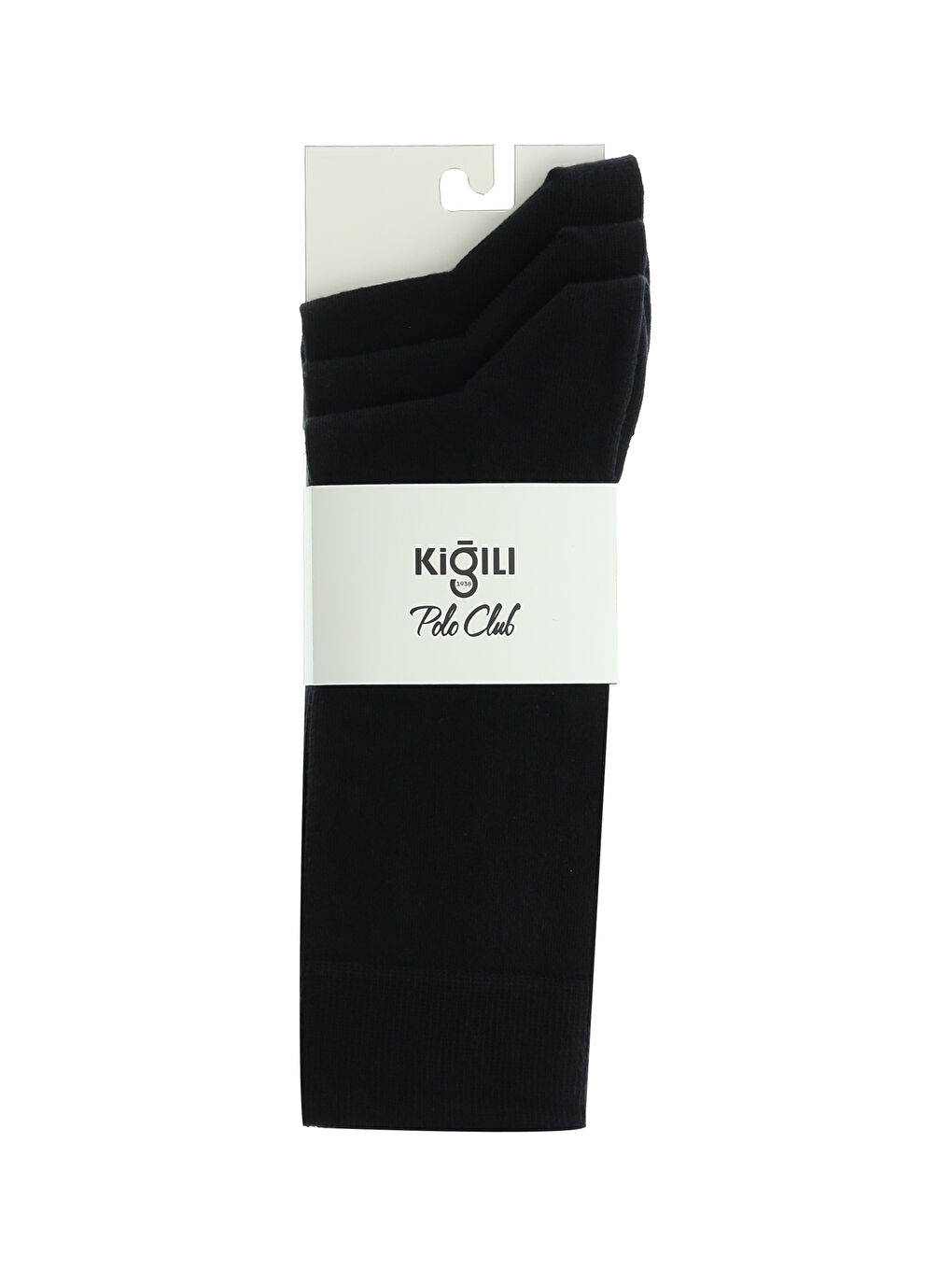 Siyah 3'lü Pamuklu Dikişsiz Çorap Seti-1