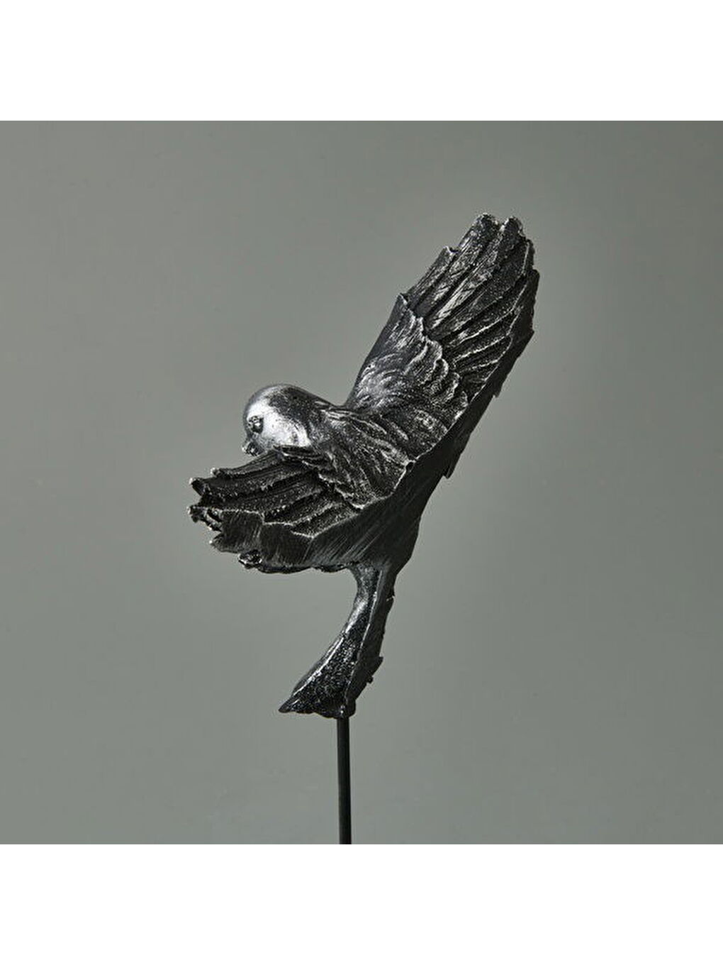 Deco Uccello Dekor - Siyah / Gümüş - 32 cm-3