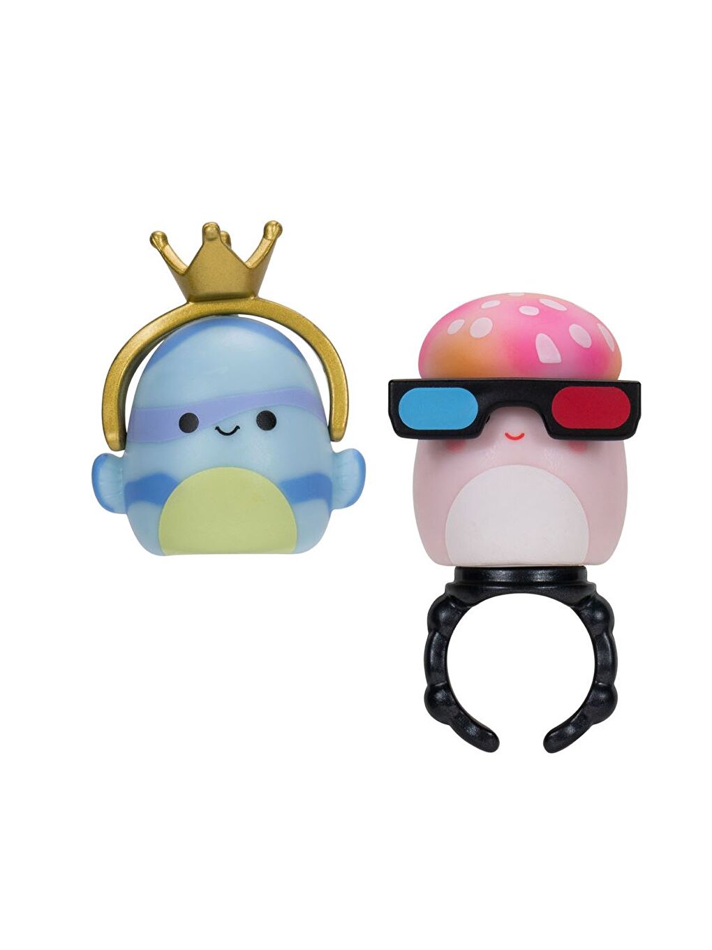 Squish-a-longs 8 Figür + Yüzük Set Seri 2 AL0025-3