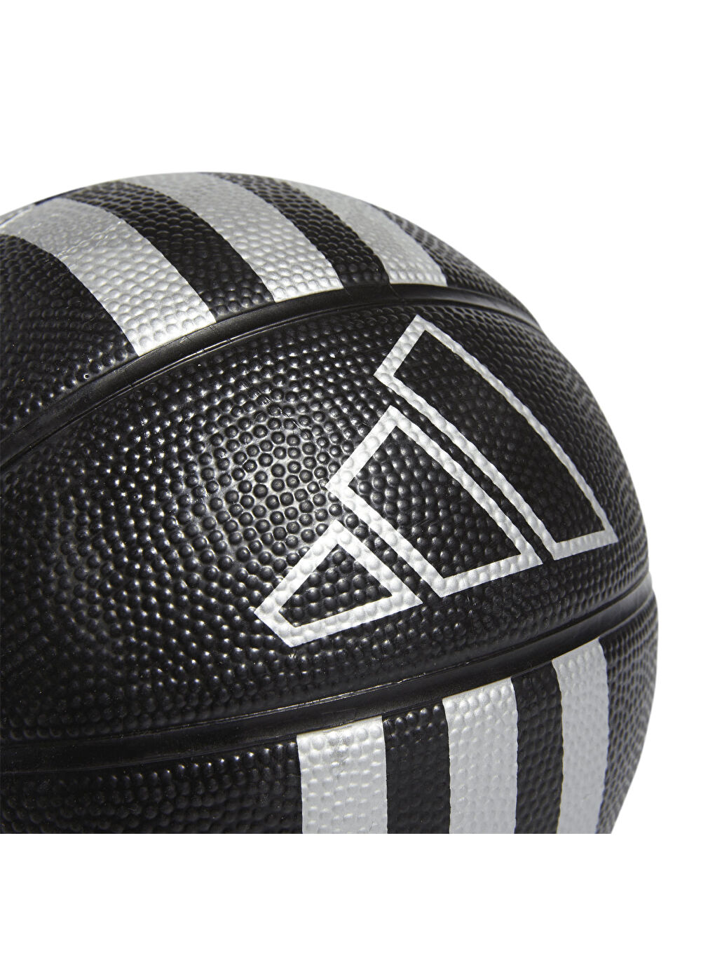 3S Rubber Mini Siyah Basketbol Topu-2