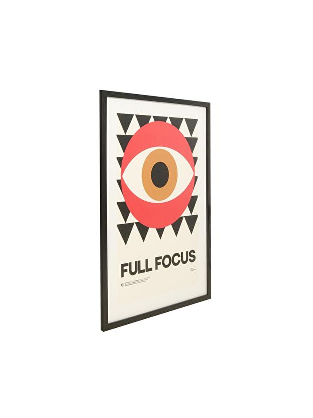 Deco Full Focus Tablo - Kırmızı / Siyah - 50x70 cm-2