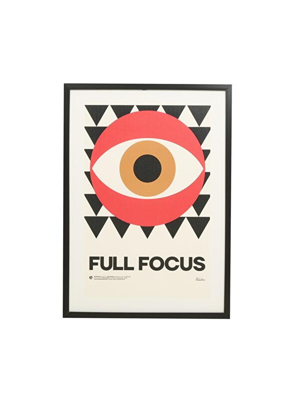 Deco Full Focus Tablo - Kırmızı / Siyah - 50x70 cm-3