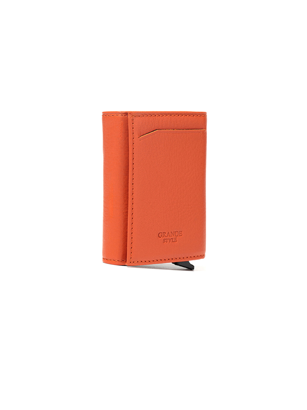 Turuncu Unisex Cüzdan & Kartlık 752 Deri Cüzdan Kartlık-1