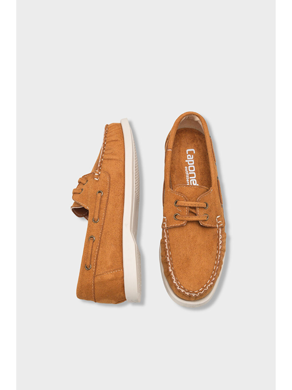 Kahverengi Bria Bağcıklı Boncuklu Konfor Kadın Loafer Tekne Ayakkabısı-4