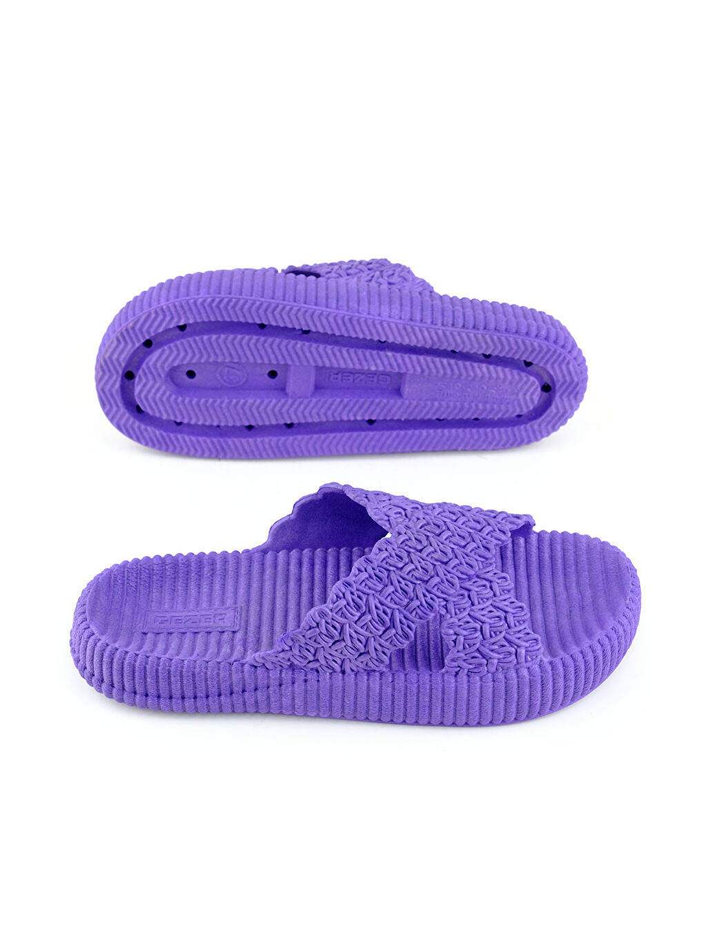 Mor Kadın Yazlık Ev Banyo Islak Zemine Uygun Terlik-4