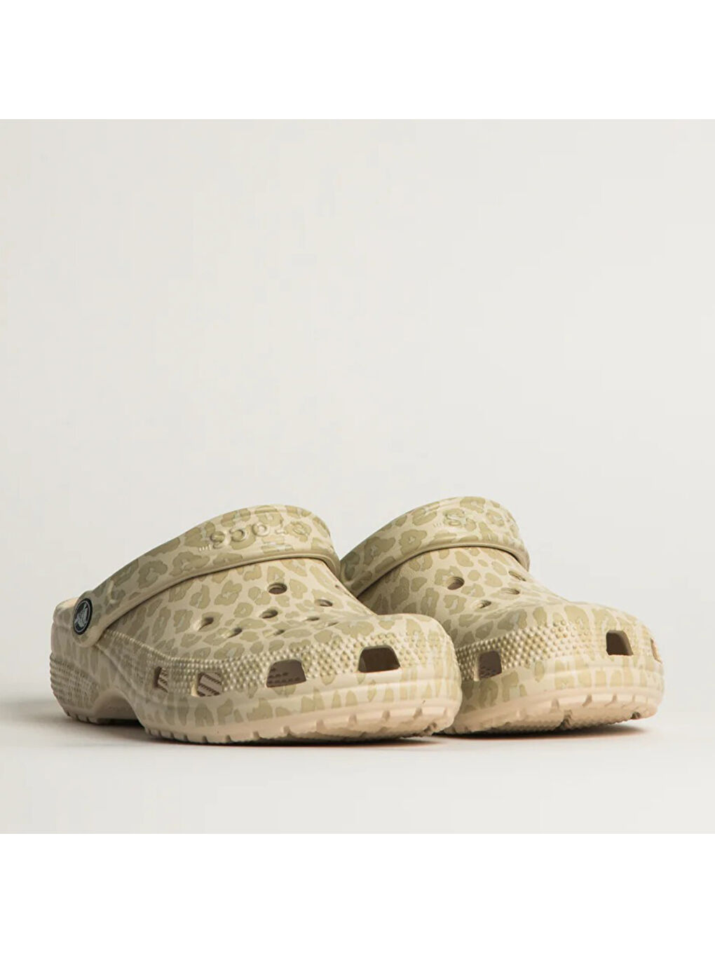 Classic Animal Clog Kadın Bej Terlik-2