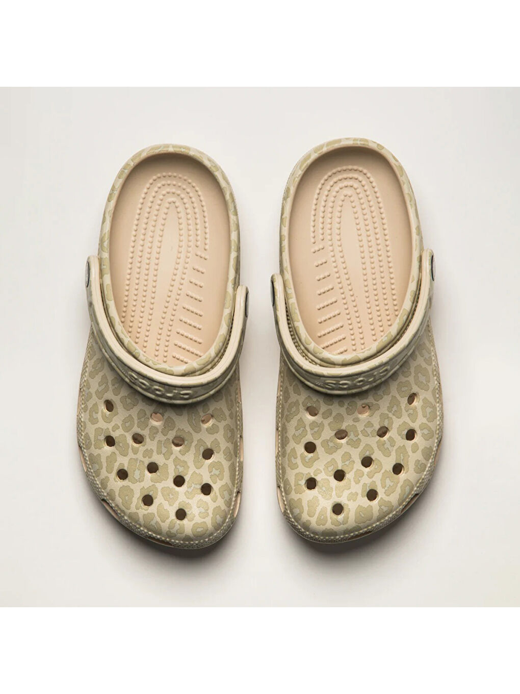 Classic Animal Clog Kadın Bej Terlik-3