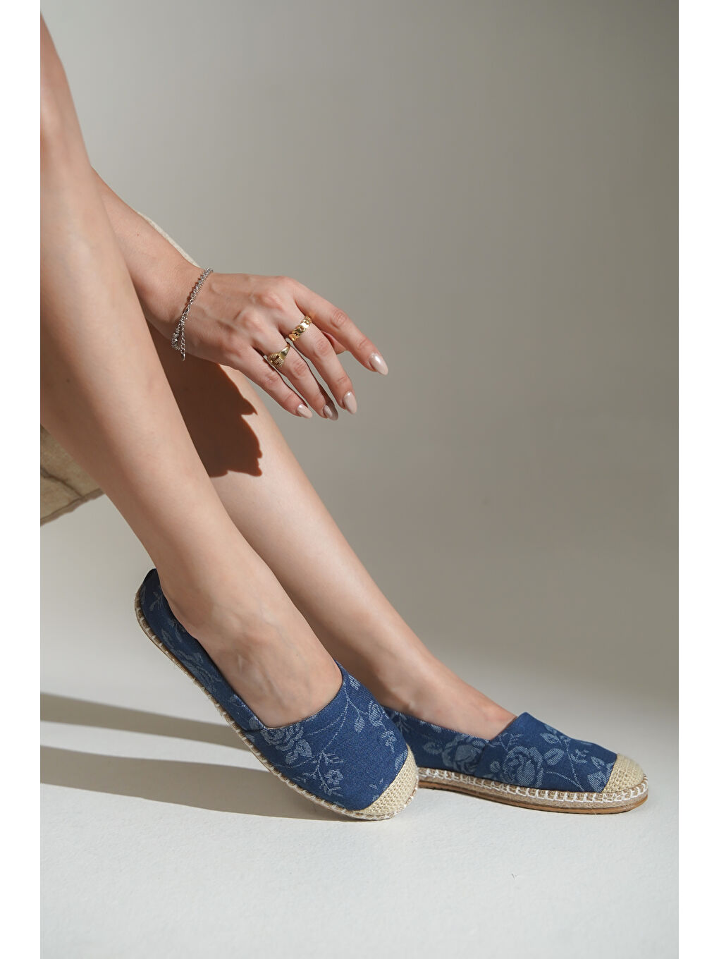 Mavi Pasarella Kadın Espadril-1