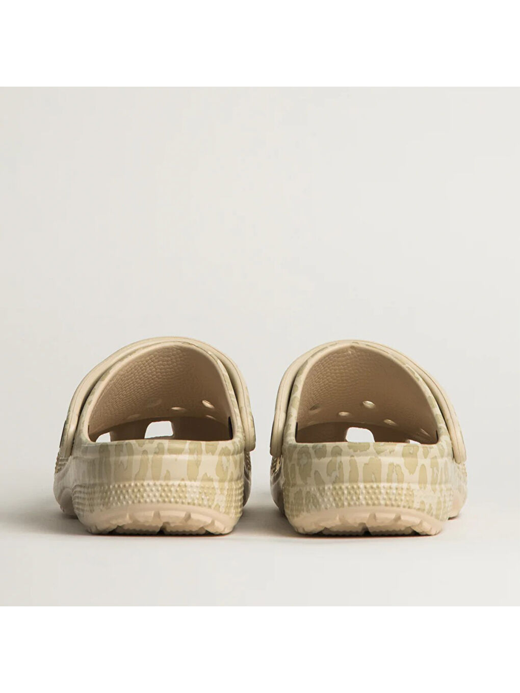 Classic Animal Clog Kadın Bej Terlik-4