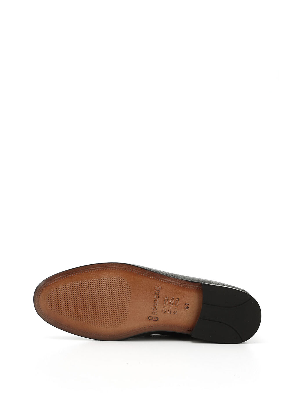 Mor Erkek ZÜMRÜT-SİYAH Kösele Taban Hakiki Deri Loafer Ayakkabı-3