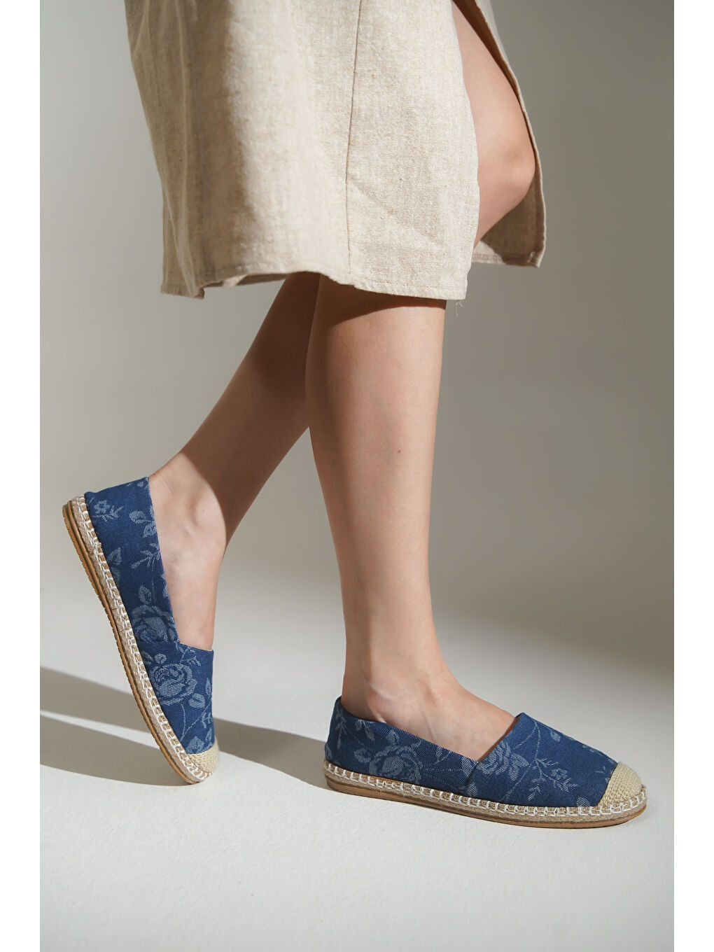 Mavi Pasarella Kadın Espadril-7