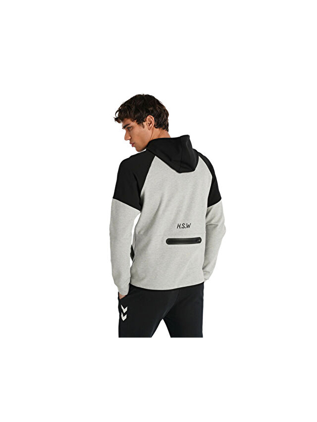 Inter Zip Hoodie Erkek Günlük Ceket 921257-2393 Gri-1