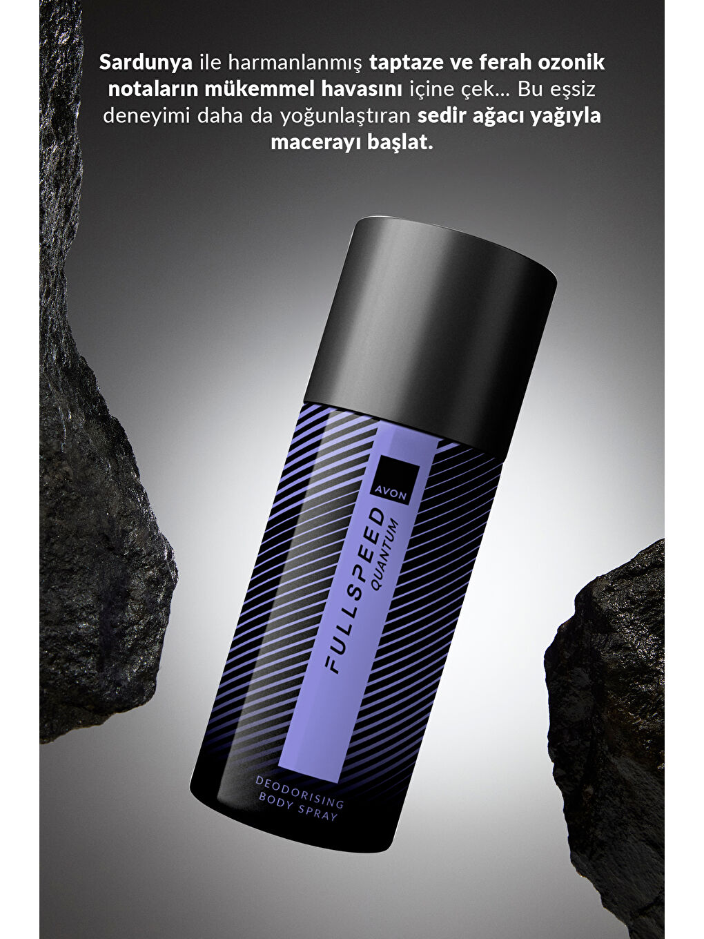 Full Speed Quantum Erkek Sprey Deodorant 150ml Üçlü Paket-2