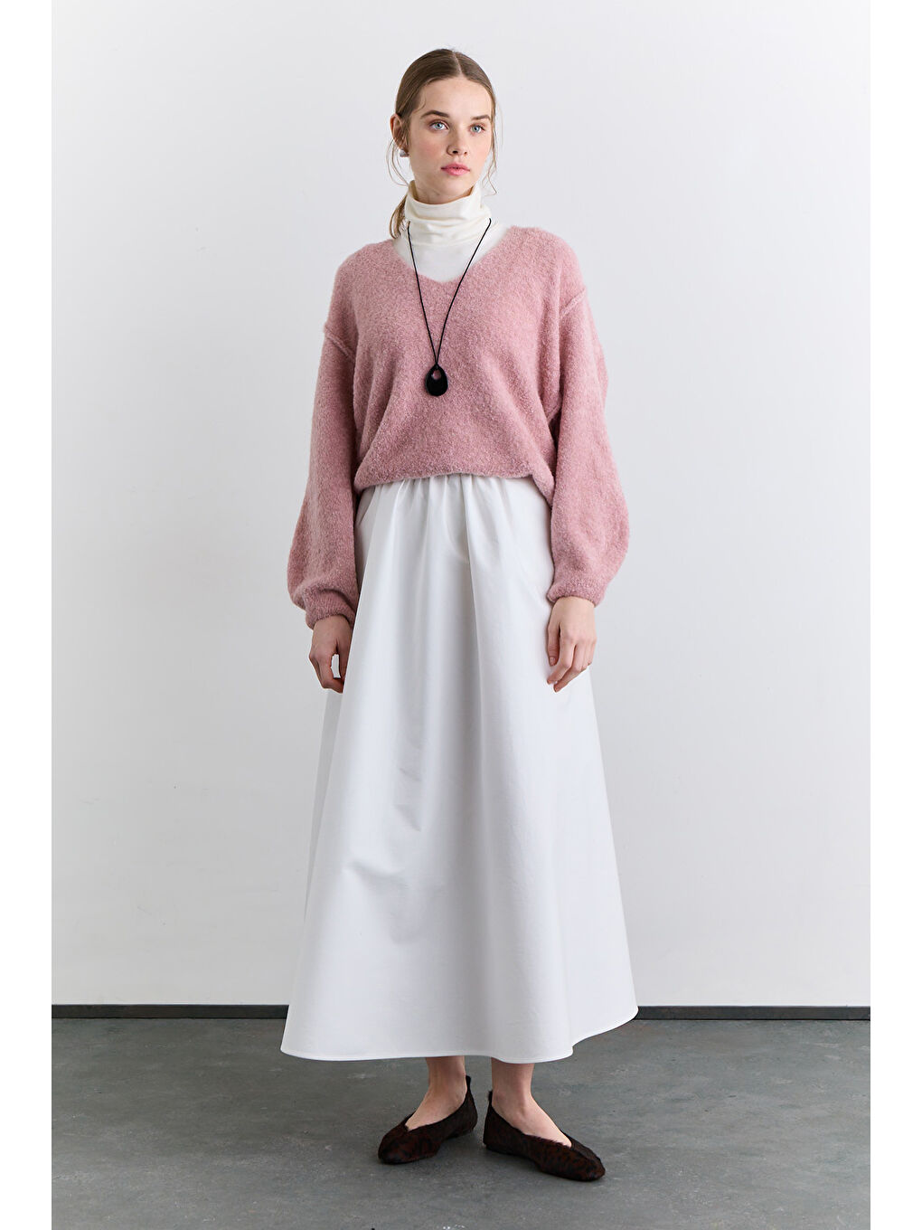 Soft Dokulu Kazak Pembe-3