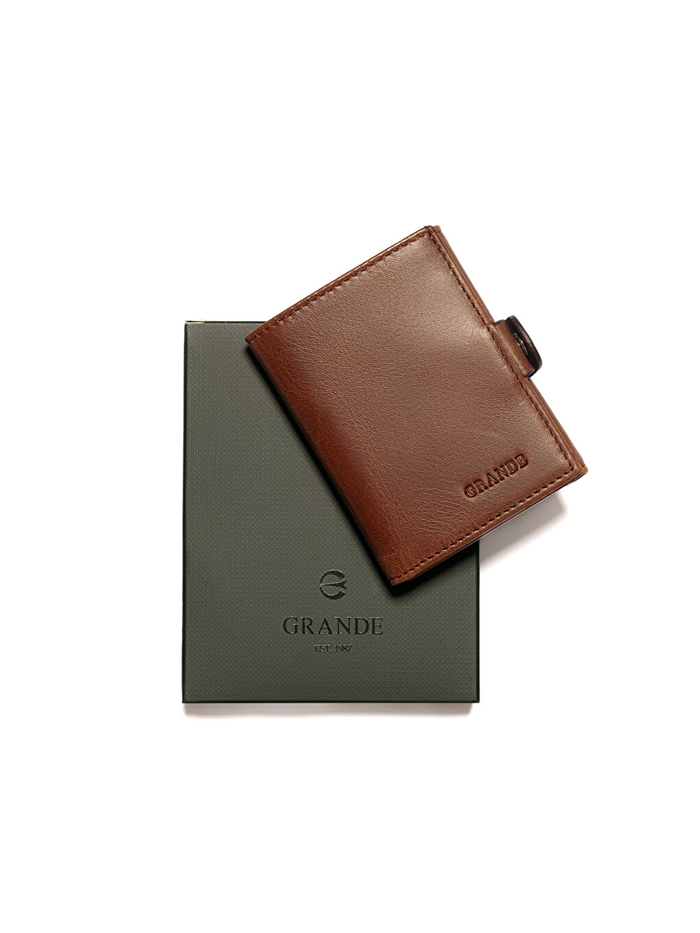 Kahverengi Unisex Cüzdan & Kartlık 781 Deri Cüzdan Kartlık-5