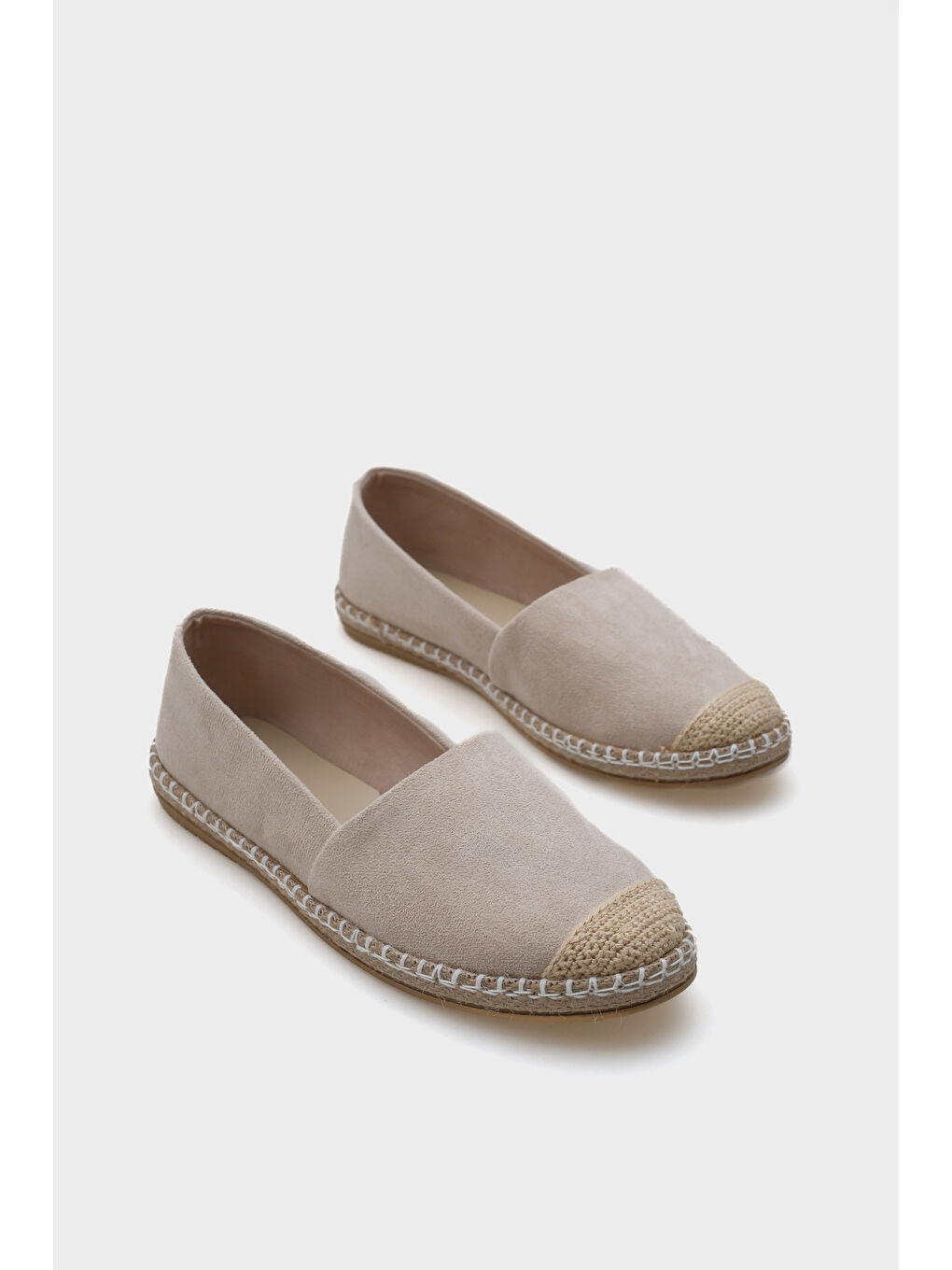 Bej Pasarella Kadın Espadril-2