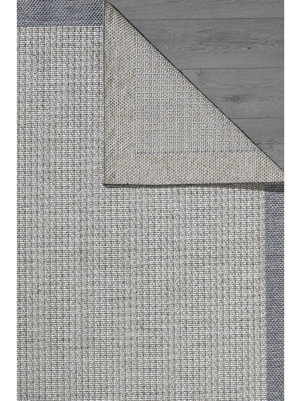 Konfor Halı Sisalux 3092 Gri Jüt Tabanlı Modern Dokuma Kilim Sisal Hasır Halı-100x200 cm - 4