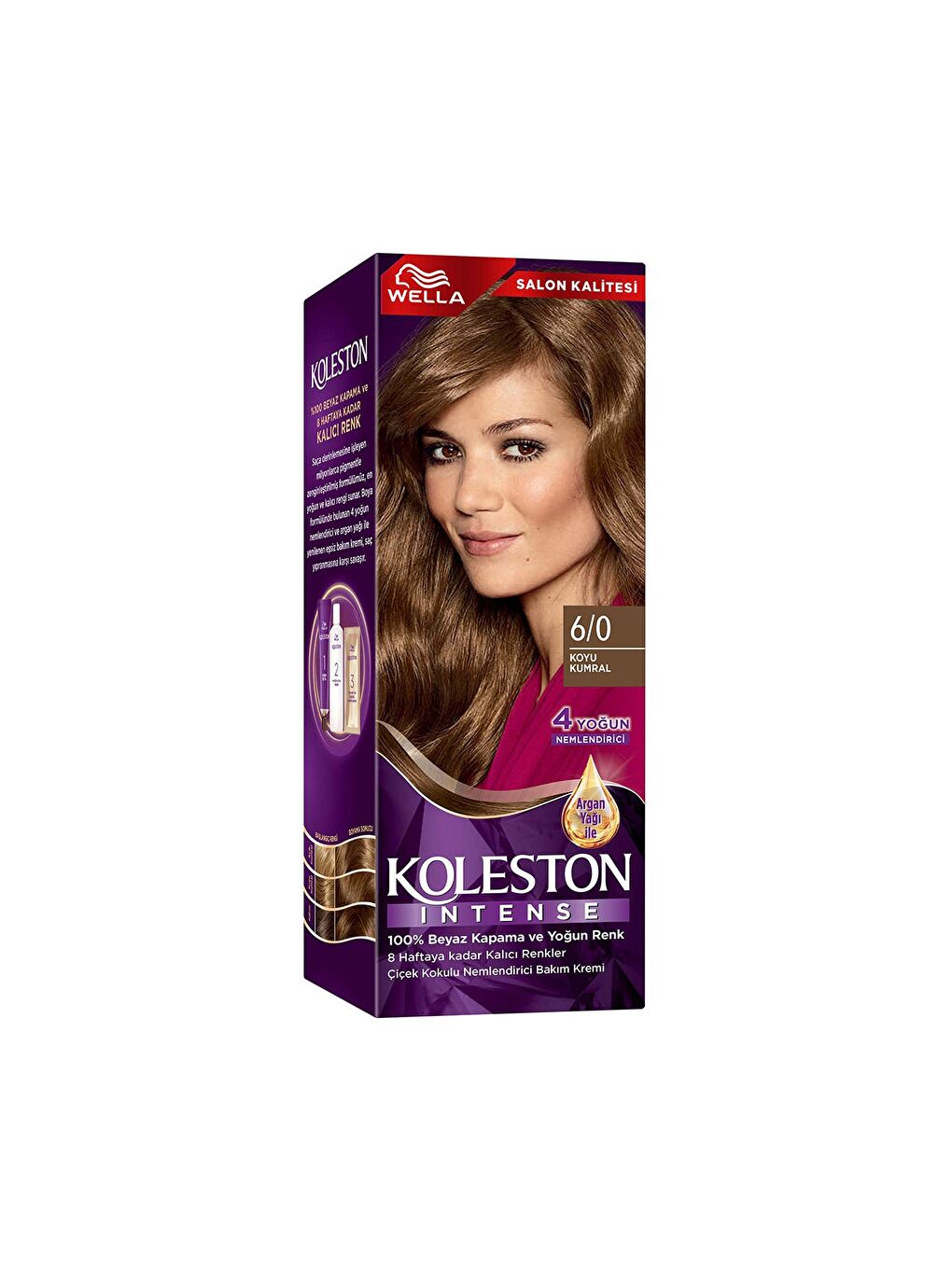 Wella Renksiz Koleston Intense Saç Boyası 6/0 Koyu Kumral - Salon Kalitesi - 1