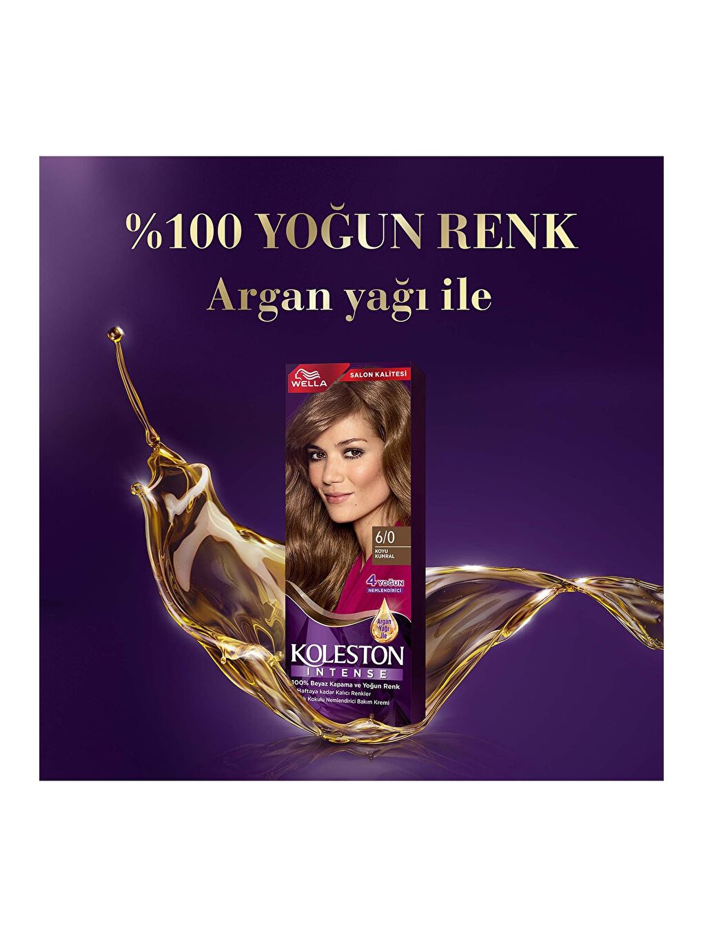 Wella Renksiz Koleston Intense Saç Boyası 6/0 Koyu Kumral - Salon Kalitesi - 2