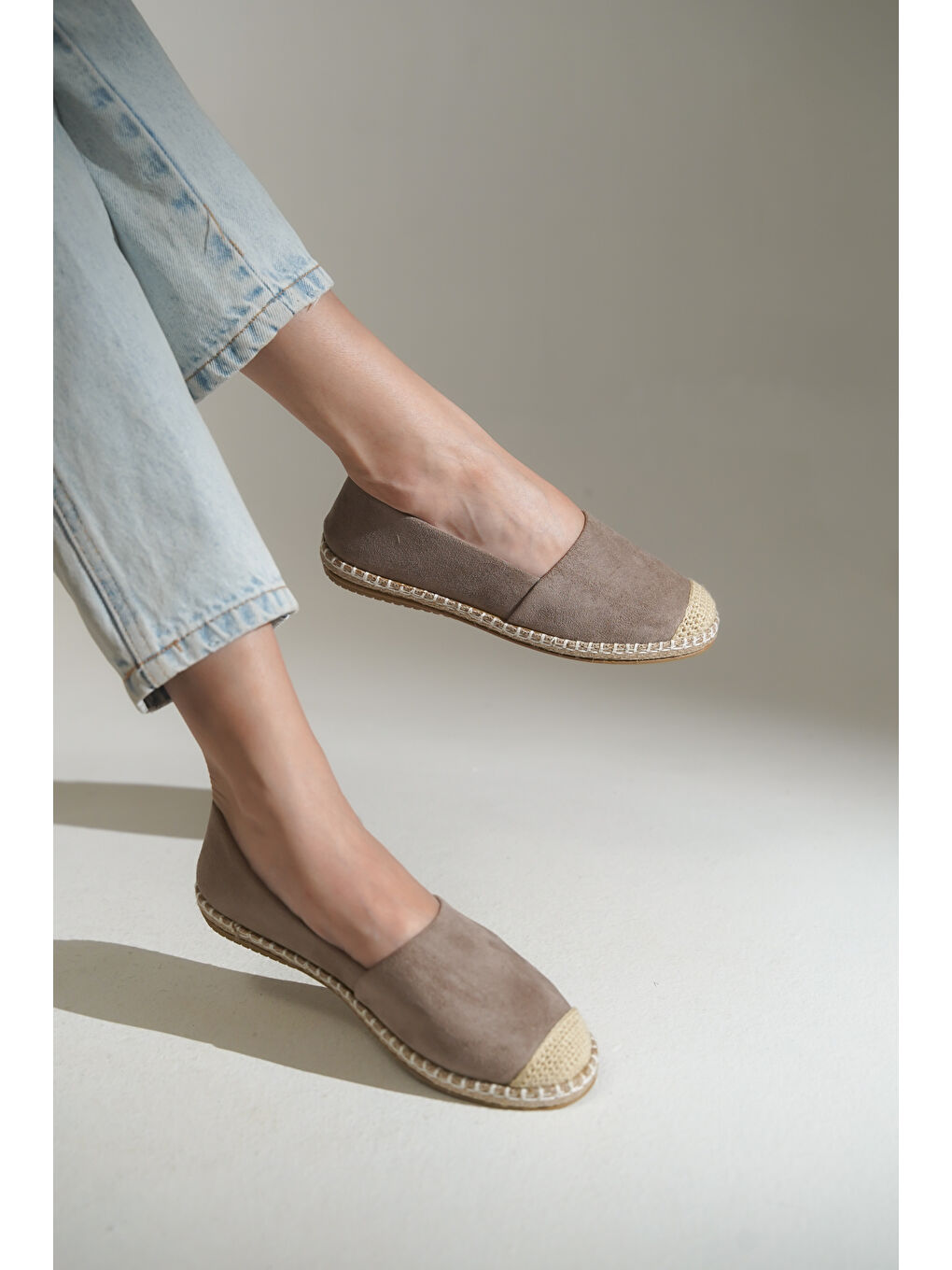 Siyah Pasarella Kadın Espadril-1