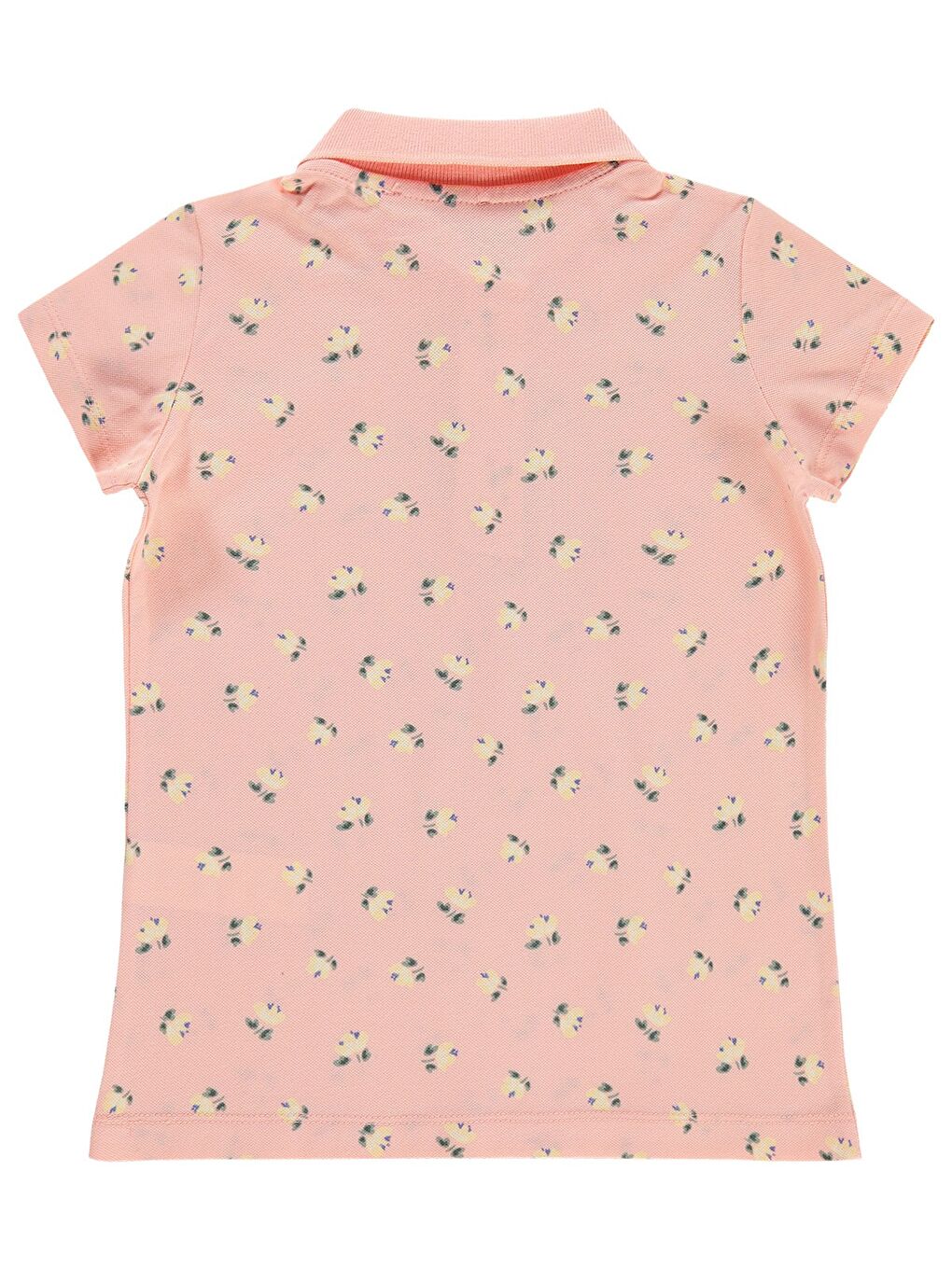 Pembe Girls Kız Çocuk Yapraklı Çiçek Desenli 10-13 Yaş Tişört - Pudra-1