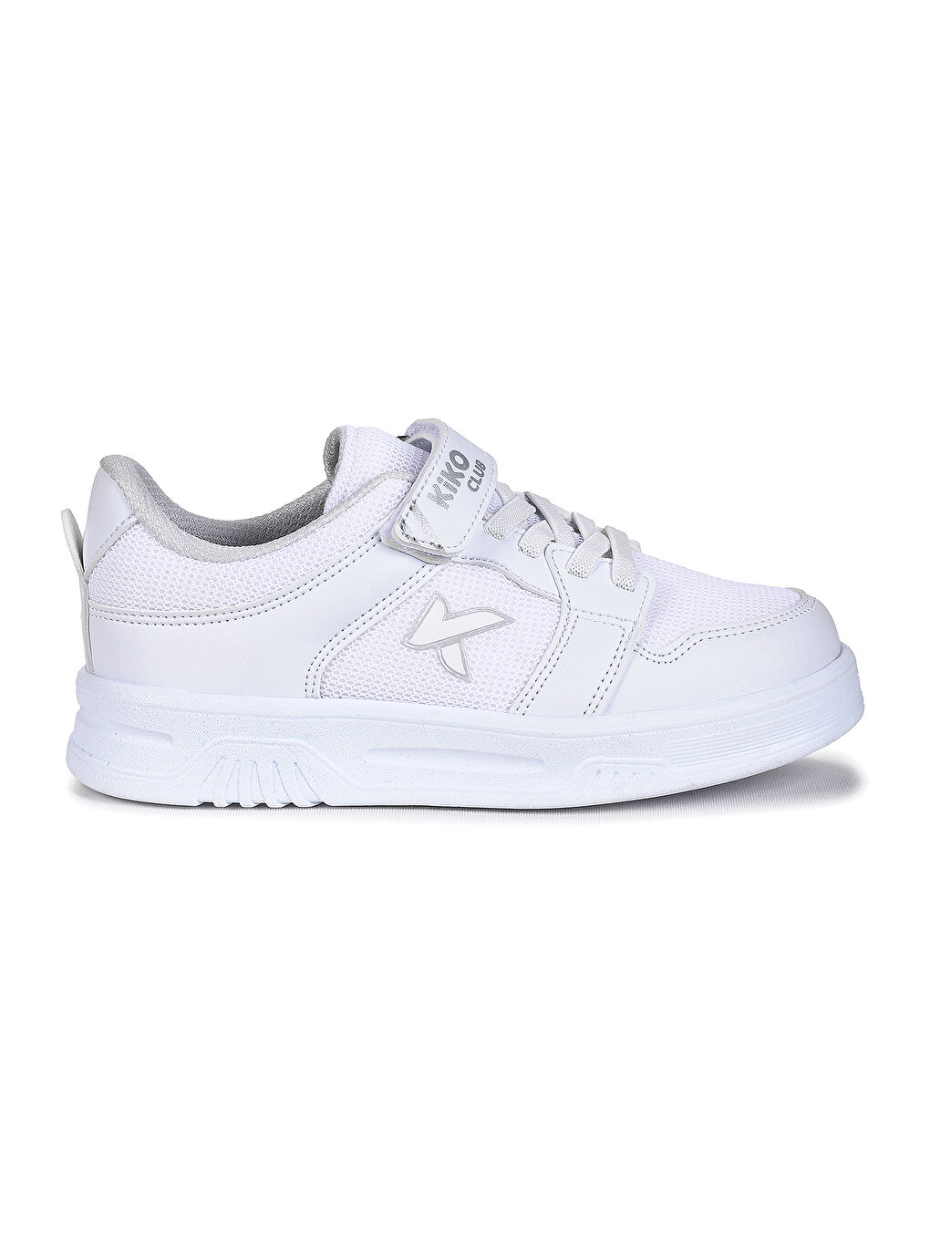 Beyaz Liven Cırtlı Günlük Kız Çocuk Spor Ayakkabı-3