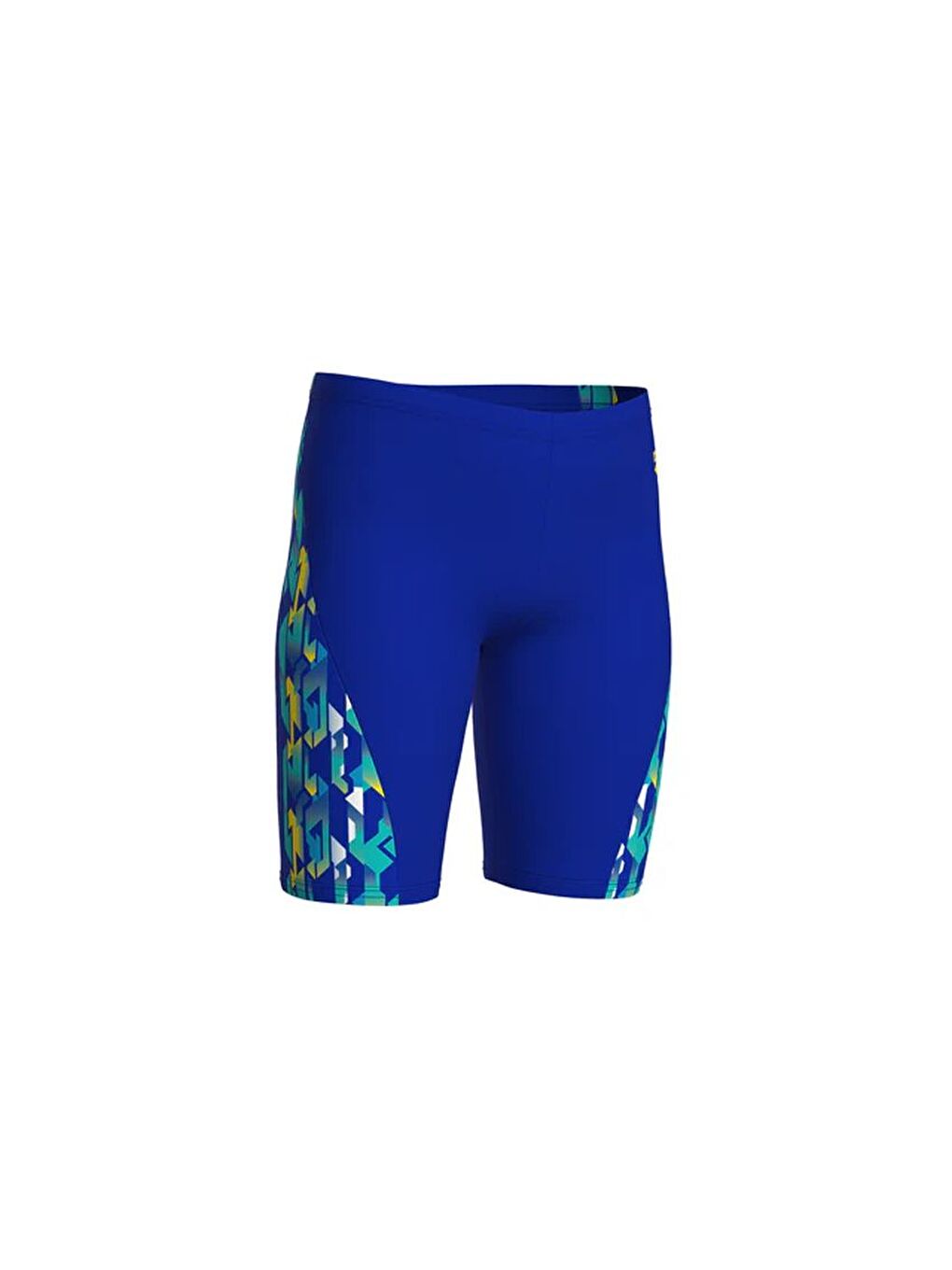 Mavi Boys Swim Jammer Print Neon Blue Yellow Multicolor Erkek Çocuk Yüzücü Mayosu 010753850-1
