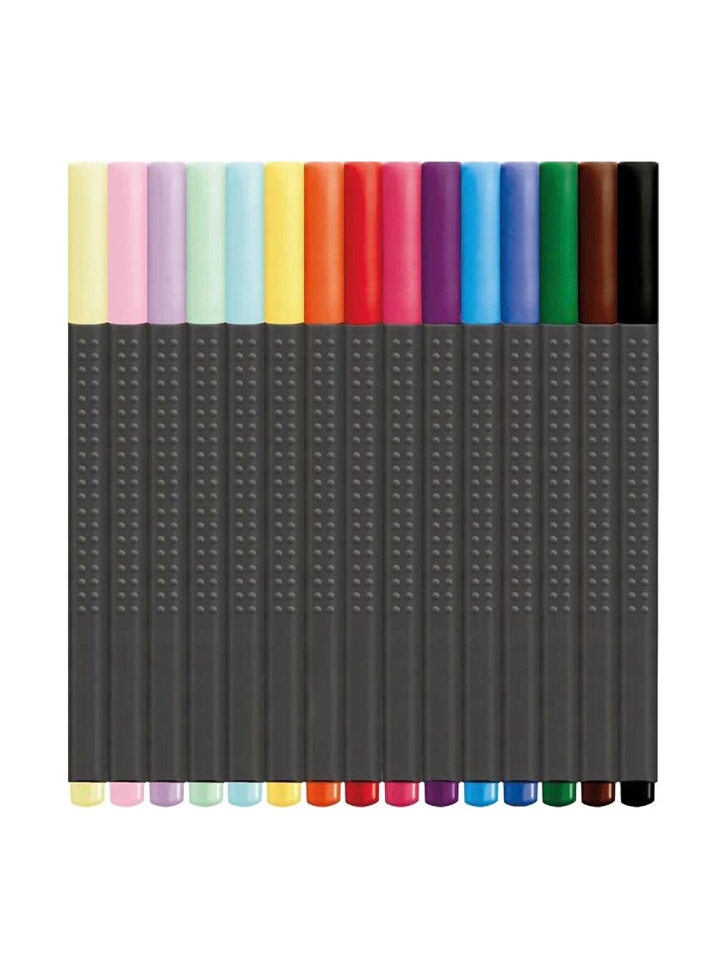 Grip Finepen İnce Uçlu Kalem Seti, 15’li, 0.4 mm, Metal Destekli Uç, Ergonomik Gövde-2