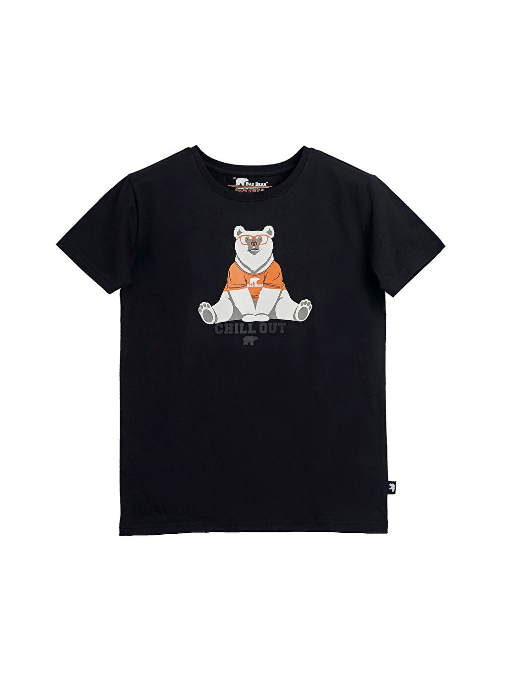 Caleb Siyah Baskılı Çocuk Tişört