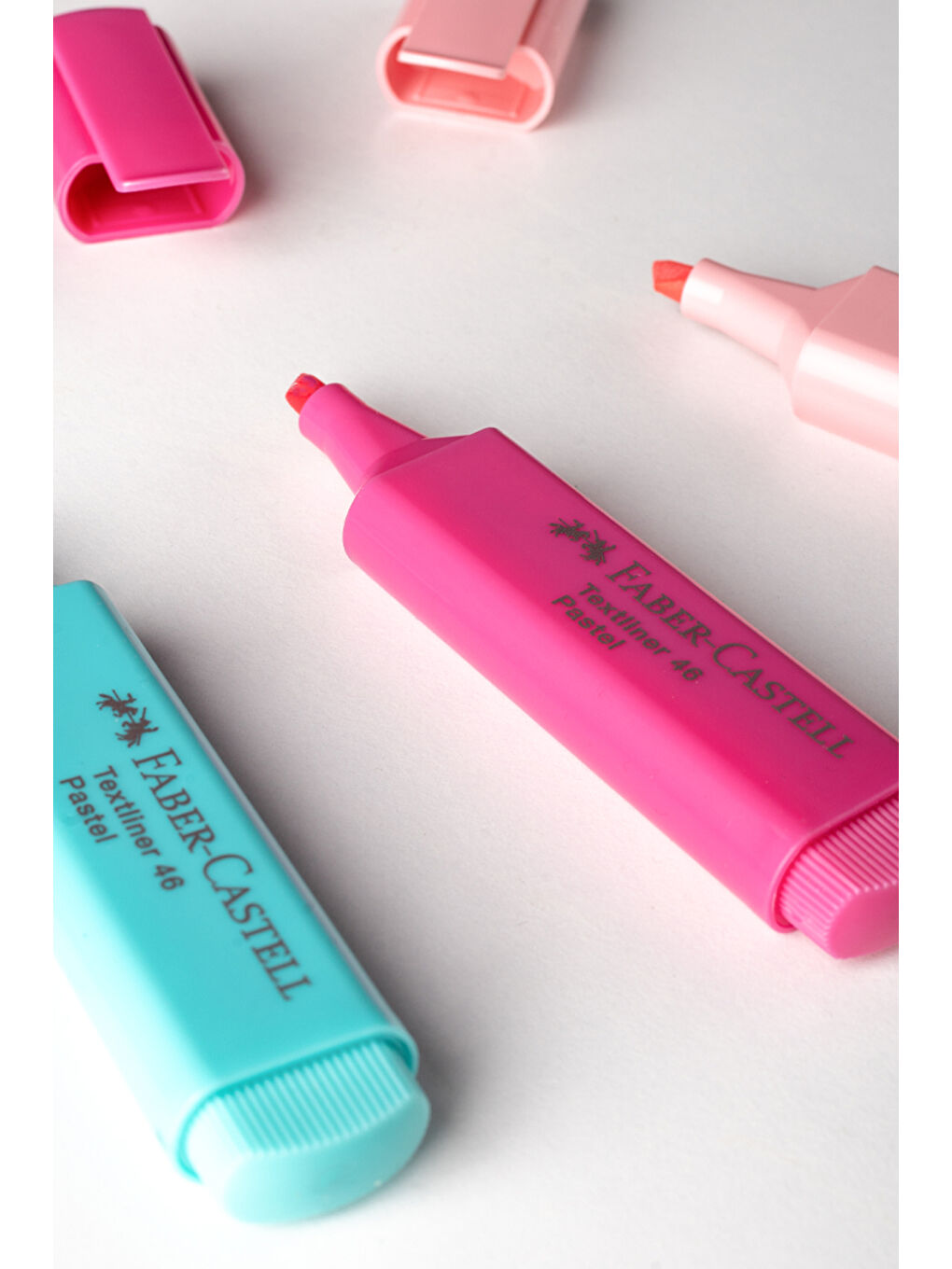 Fosforlu Kalem Seti, 4’lü, Pastel Renkler, Su Bazlı Mürekkep, Dayanıklı ve Uzun Ömürlü-4