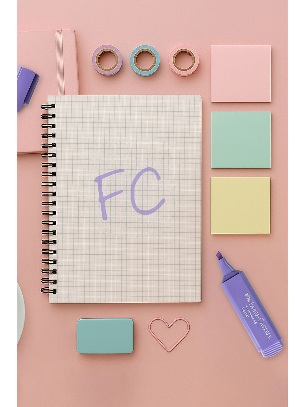 Fosforlu Kalem Seti, 4’lü, Pastel Renkler, Su Bazlı Mürekkep, Dayanıklı ve Uzun Ömürlü-5