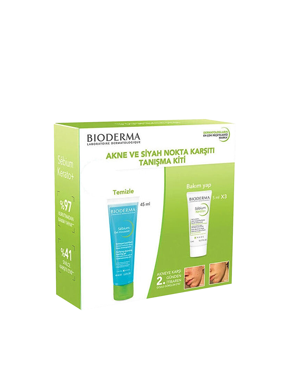 Bioderma Renksiz Sebium Akne ve Siyah Nokta Karşıtı Tanışma Kiti