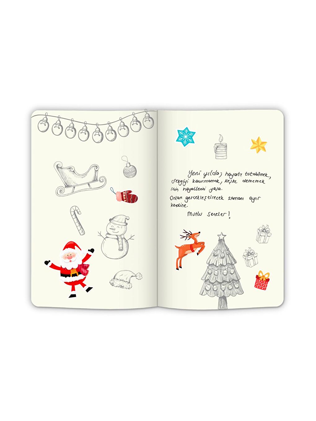 4'lü New Year Defter Seti Çizgisiz 13x20-6