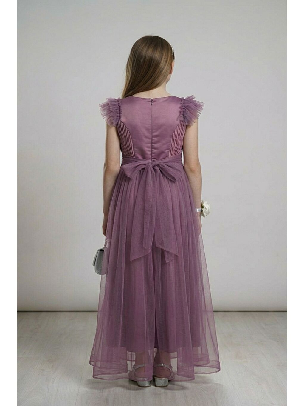 Mor Kız Çocuk Abiye-2