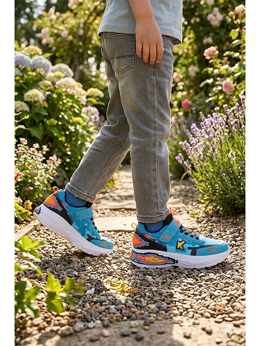 Turkuaz Craft Günlük Cırtlı Erkek Çocuk Spor Ayakkabı-2