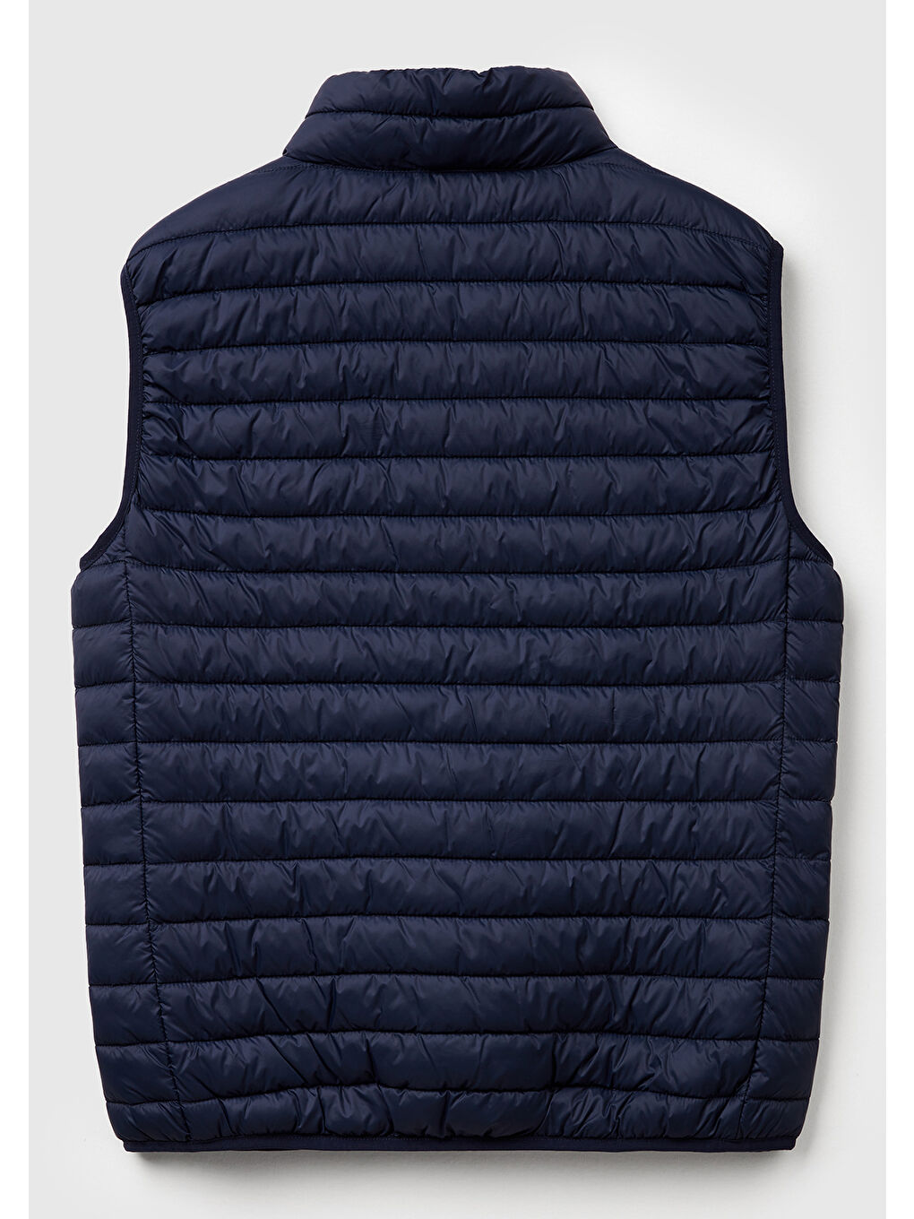 Erkek Lacivert Polyester Dolgulu Regular Fit Yelek-3