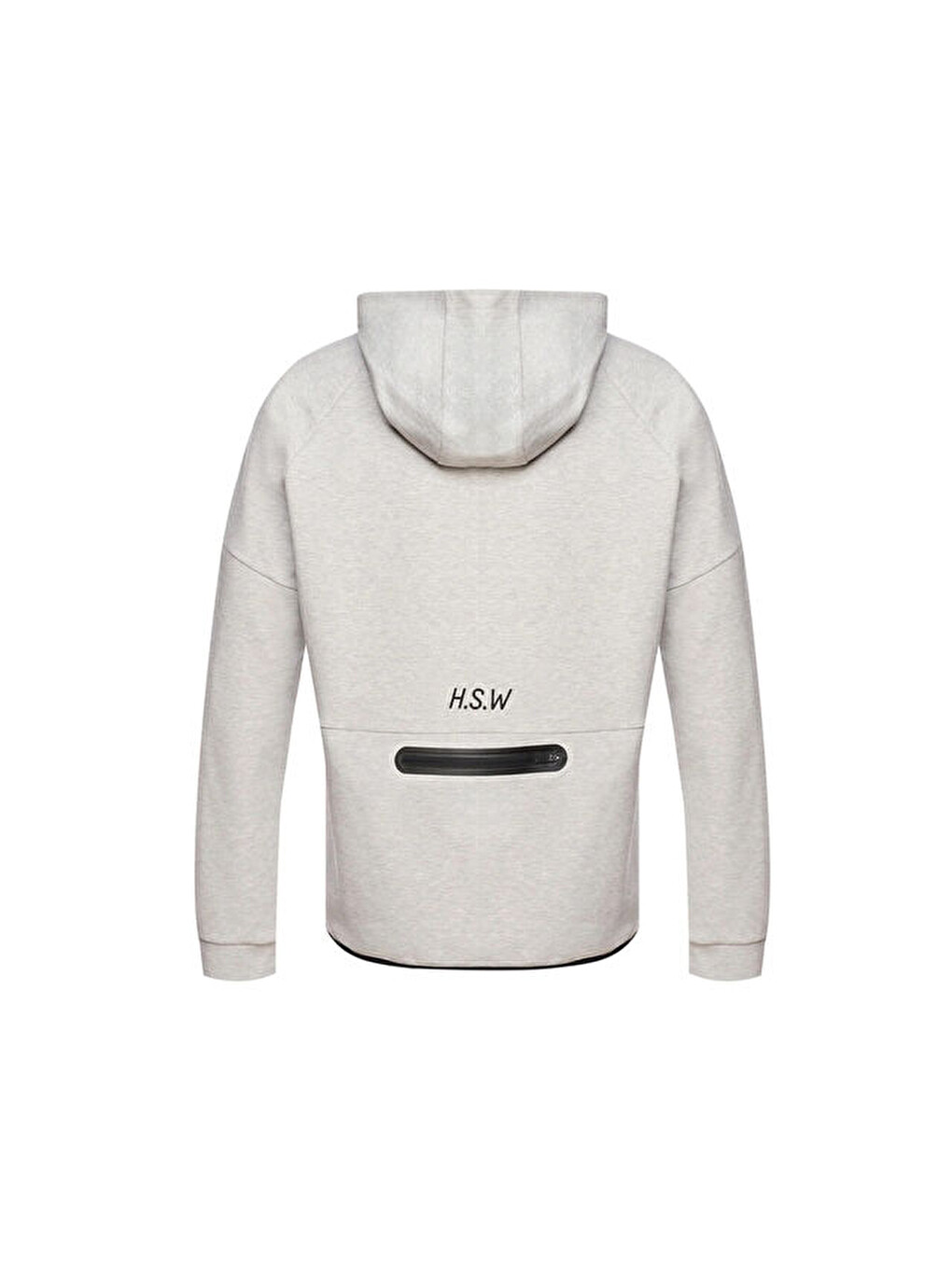 Inter Zip Hoodie Erkek Günlük Fermuarlı Sweatshirt 921257-2006 Gri-5
