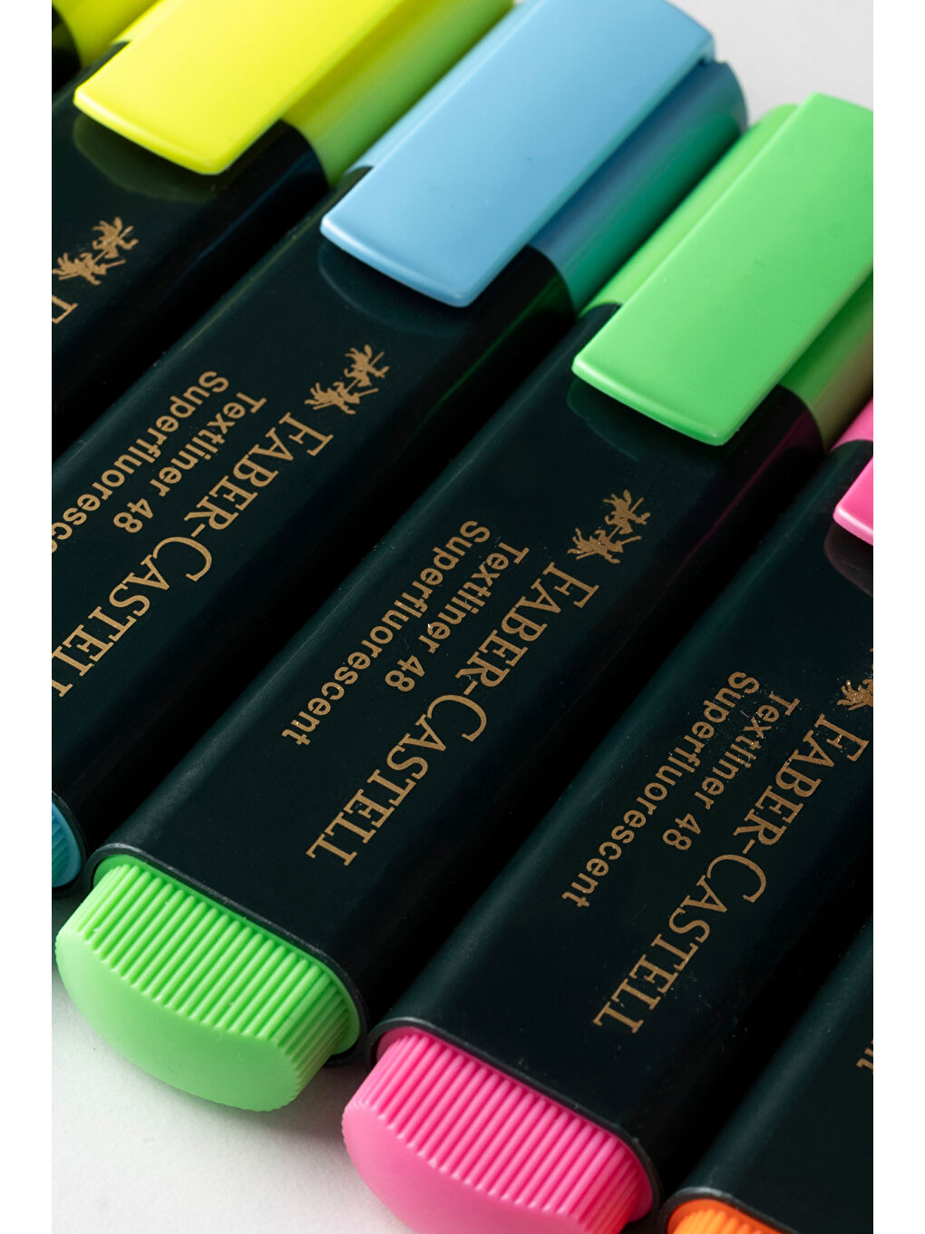 Fosforlu Kalem Seti, 8’li, Su Bazlı Mürekkep, Kesik Uç, 3 Farklı Çizgi Kalınlığı-2