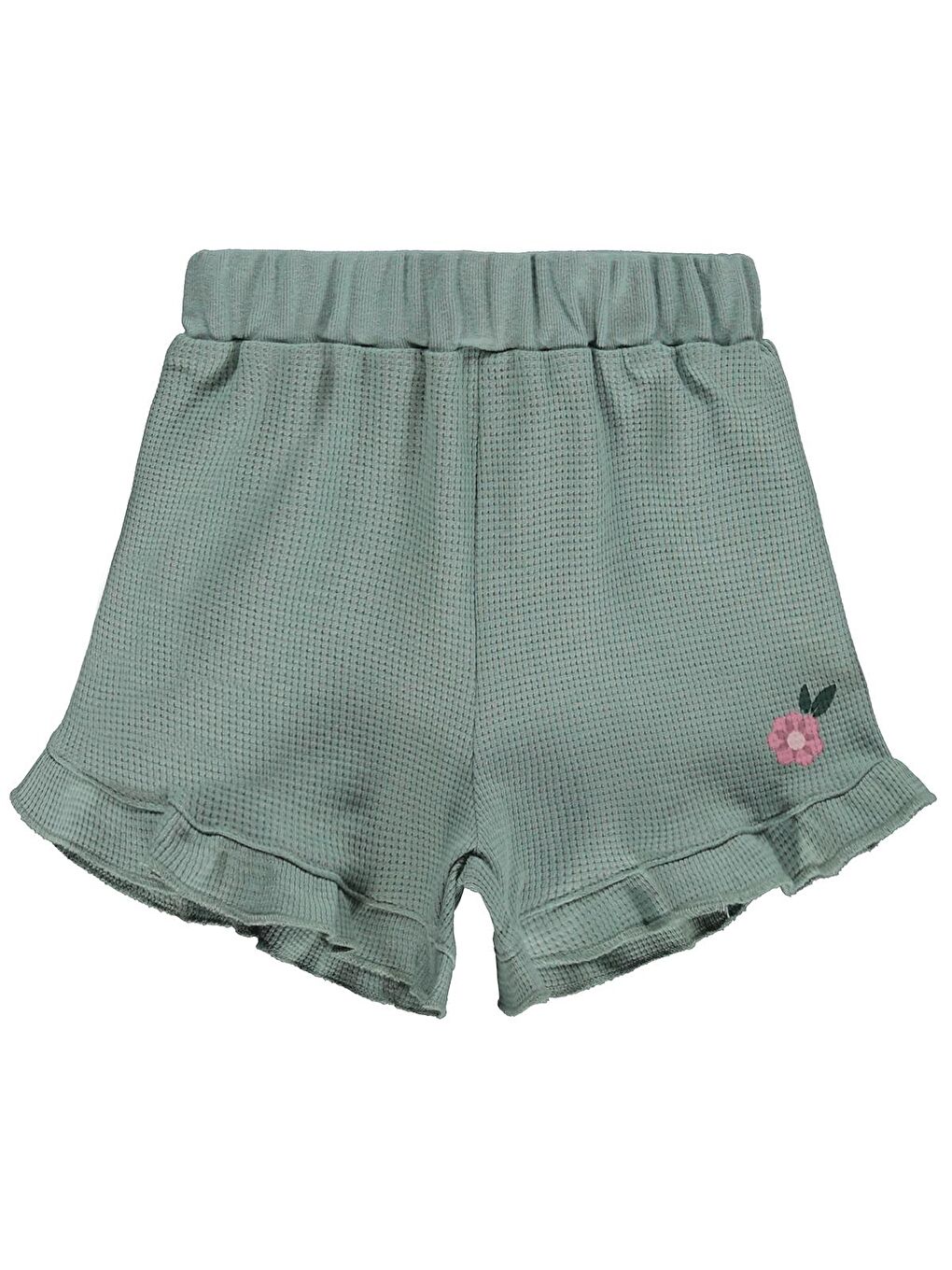 Baby Papatya Baskılı 6-18 Ay Şort - Yeşil 18-24 Ay