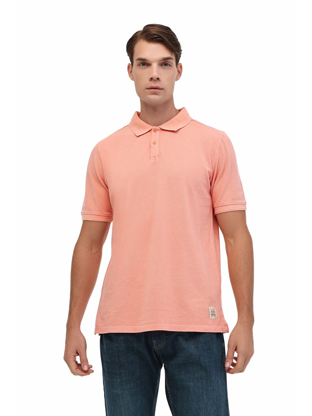 Pembe MB BS20 POLO T-SH 5FX Somon Erkek Kısa Kol T-Shirt