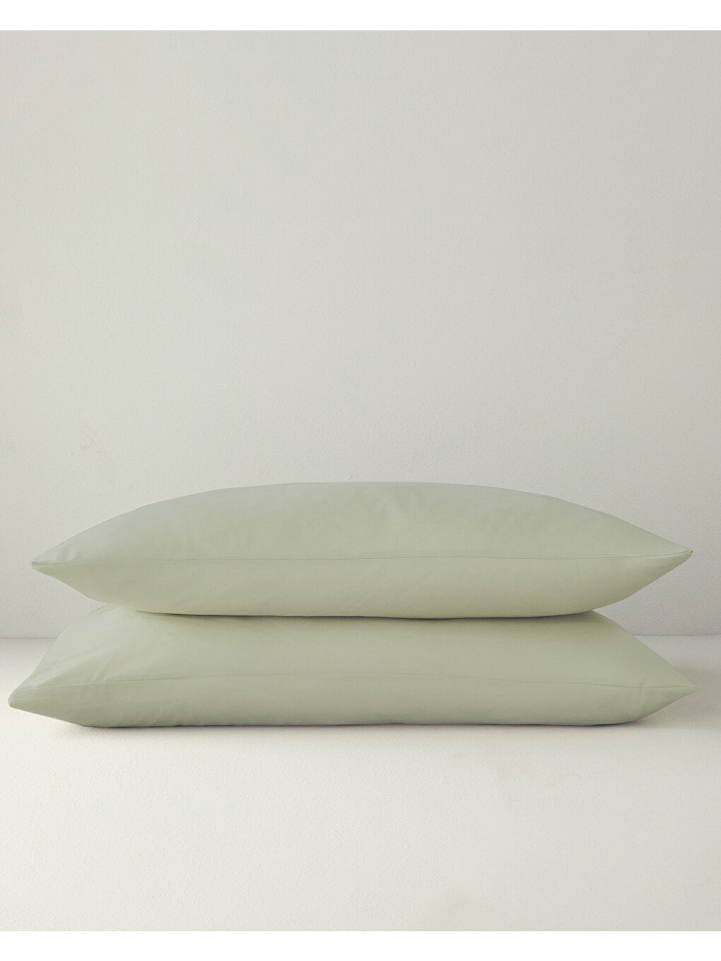 Novella Premium Soft Pamuk 2'li Yastık Kılıfı 50x70 cm Açık Yeşil-2