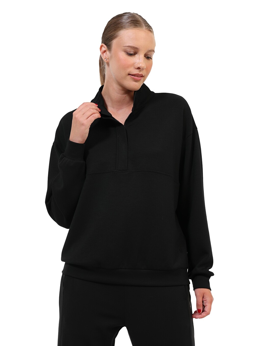 Sweatshirt Kadın Siyah Wl 16legy