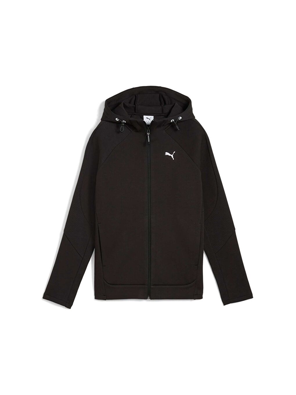 Siyah EVOSTRIPE Kadın Kapüşonlu Ceket