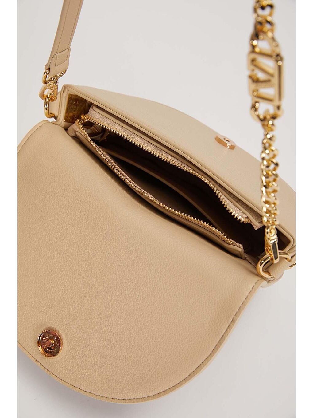 Premium Bej Gri Kadın Omuz Çantası 930656-3