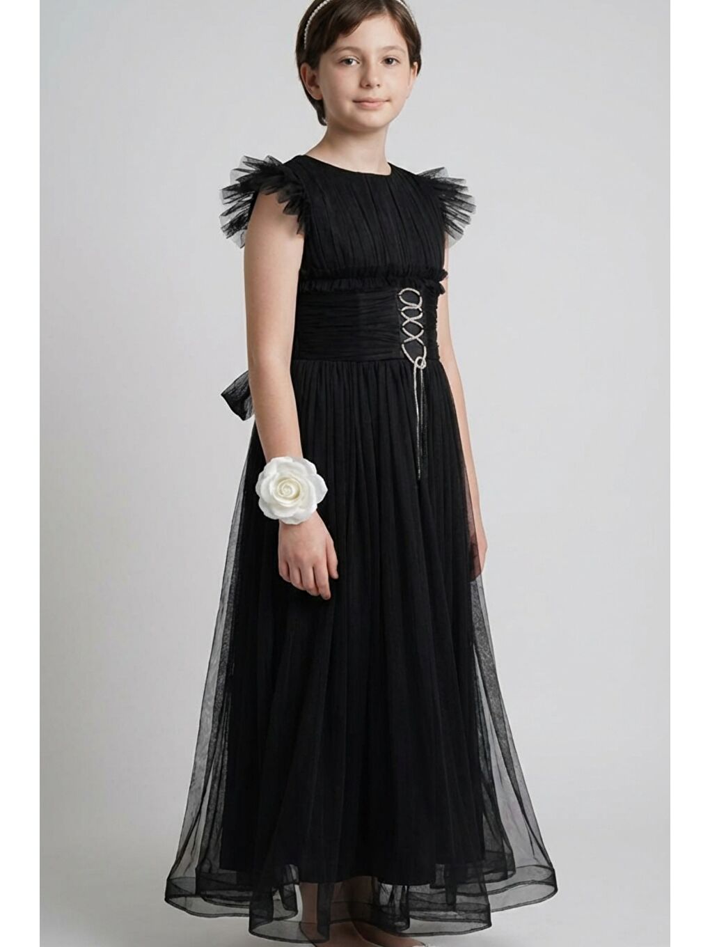 Siyah Kız Çocuk Abiye