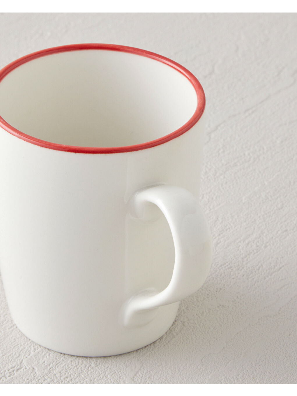 Sway Bone Porselen 2'li Kupa 255 ml Kırmızı-2